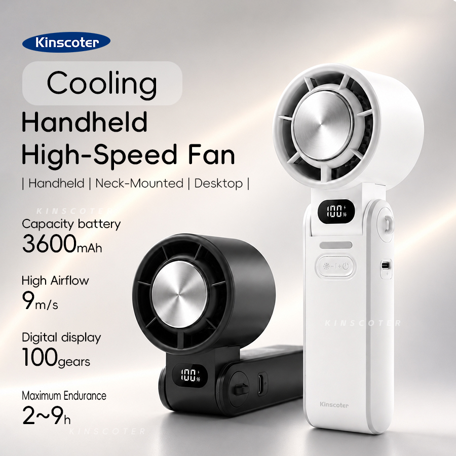 Electronic Gadgets For Home - KINSCOTER مروحة محمولة قابلة للطي للاستخدام