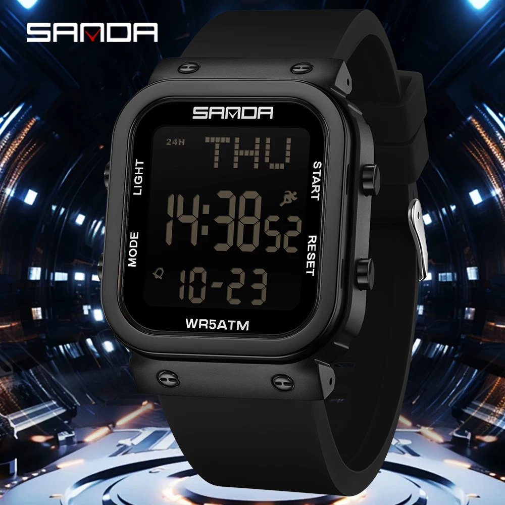 Electronics Gadgets For Men - ساعة SANDA الرقمية للرجال، ساعة يد