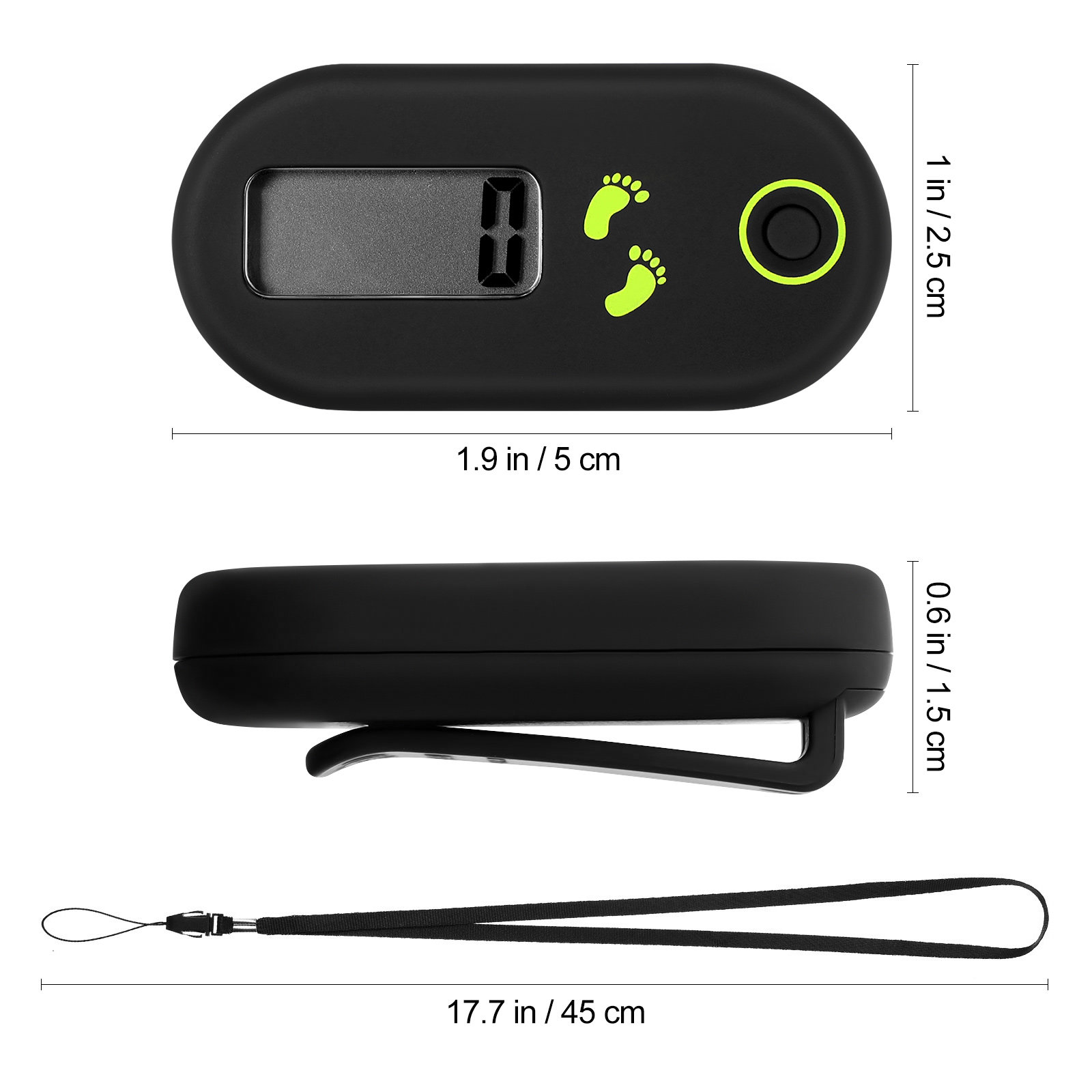 عداد خطوات إلكتروني محمول، عدا - مراجعة Electronic Gadgets For Home وسعره