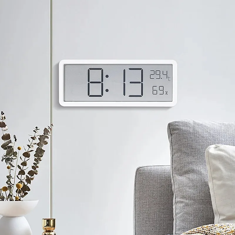 شاشة LCD ساعة حائط رقمية، درجة - مراجعة Modern Electronics Gadgets وسعره