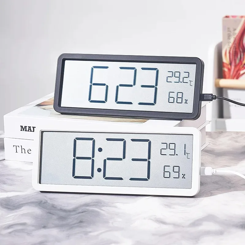 شاشة LCD ساعة حائط رقمية، درجة - مراجعة Modern Electronics Gadgets وسعره