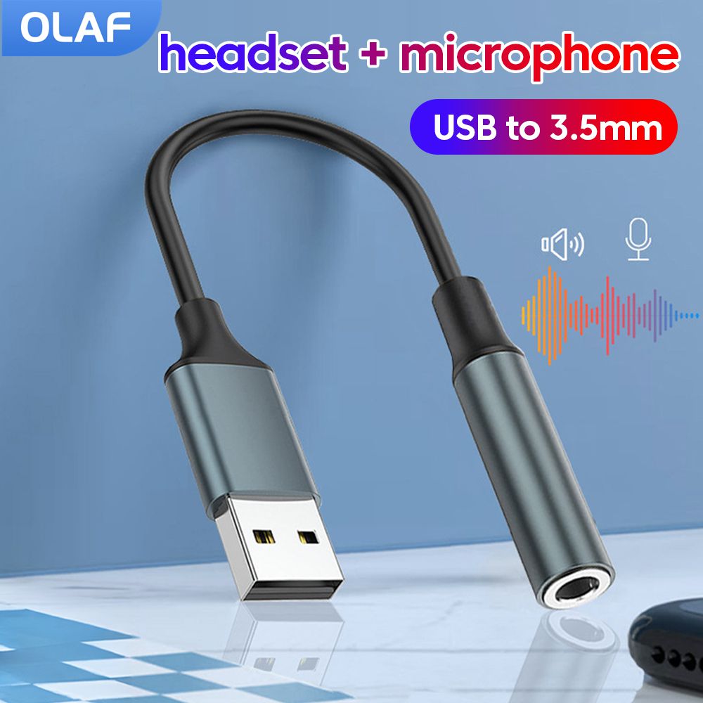 USB إلى 3.5 مللي متر الصوت AUX - مراجعة Usb Sound Card External وسعره