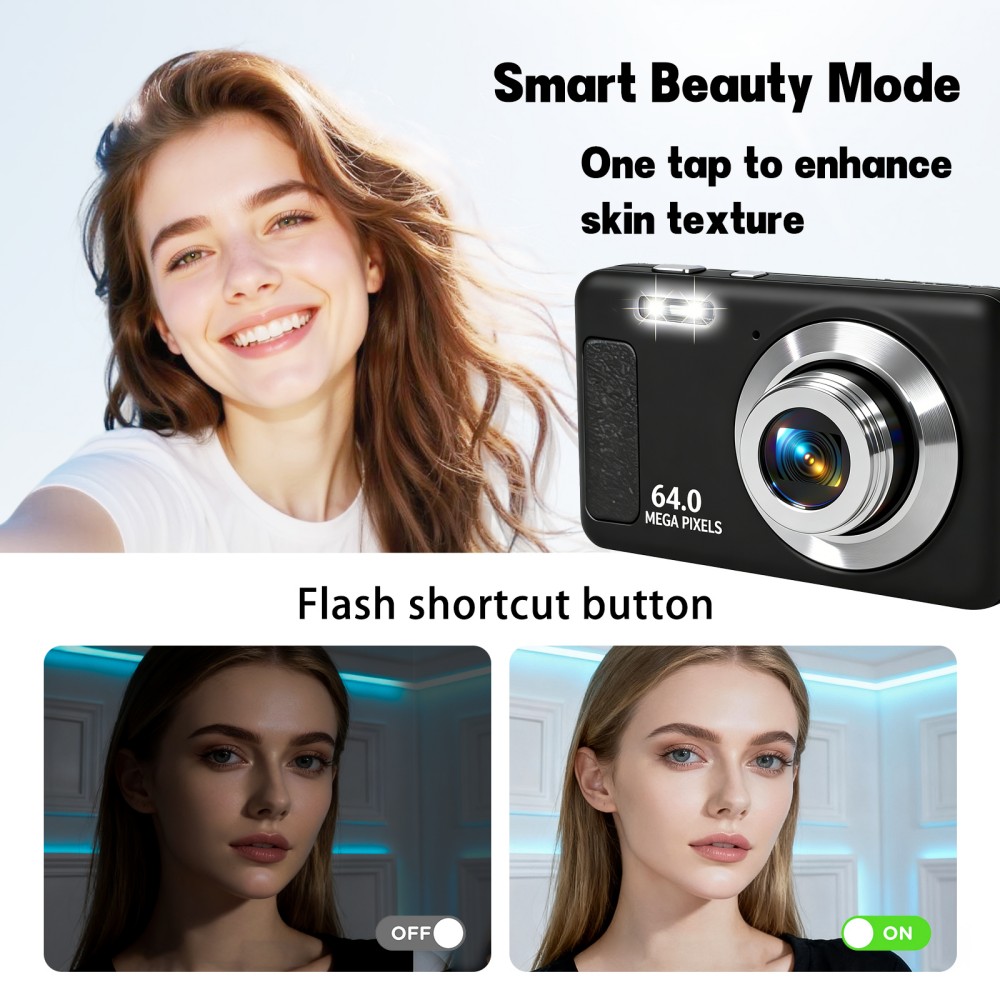 كاميرا رقمية محمولة بدقة 4K فا - مراجعة Electronic Gadgets For Home وسعره