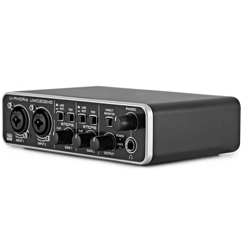 ميكروفون UMC202HD مع مضخم صوت، - مراجعة Usb Sound Card External وسعره