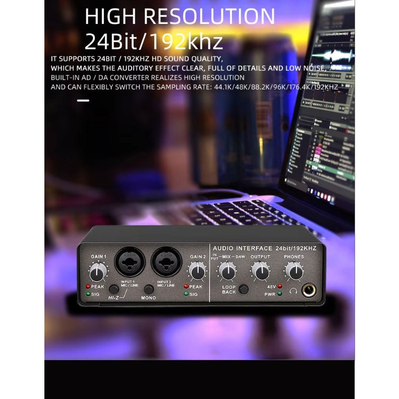 واجهة صوتية احترافية USB مع مد - مراجعة Usb Sound Card External وسعره