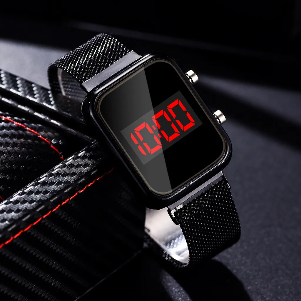 موضة مشبك مغناطيسي مستطيل LED  - مراجعة Electronics Gadgets For Men وسعره