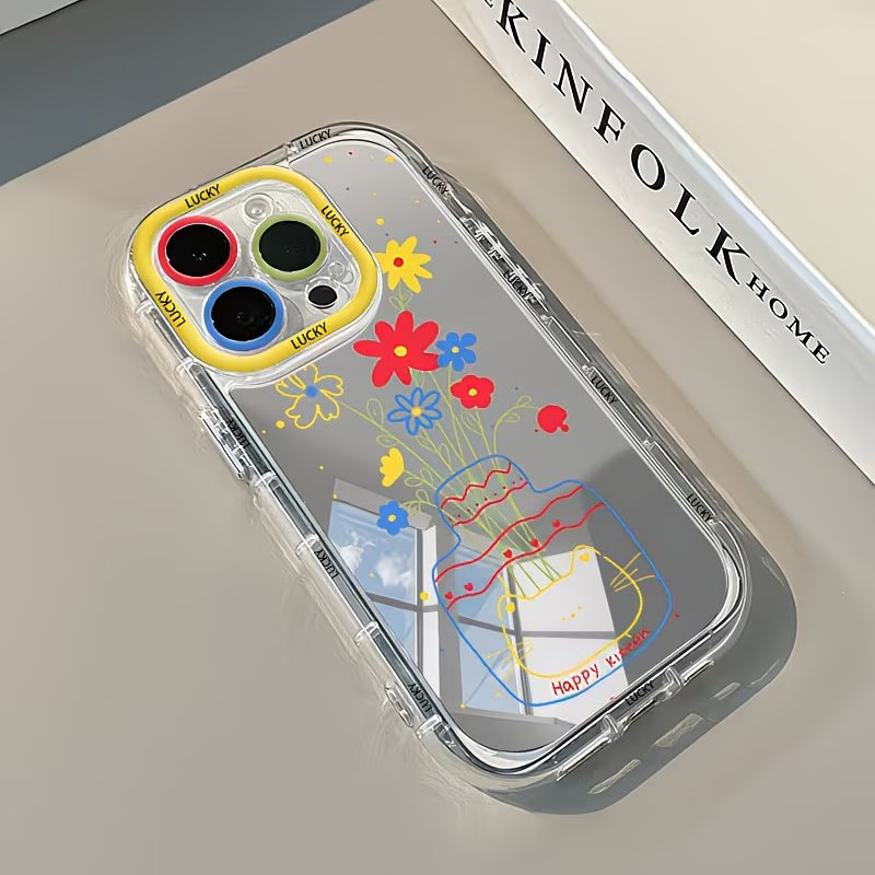 غطاء هاتف ناعم بتصميم مرآة على - مراجعة Apple Iphone 15 Pro Max وسعره