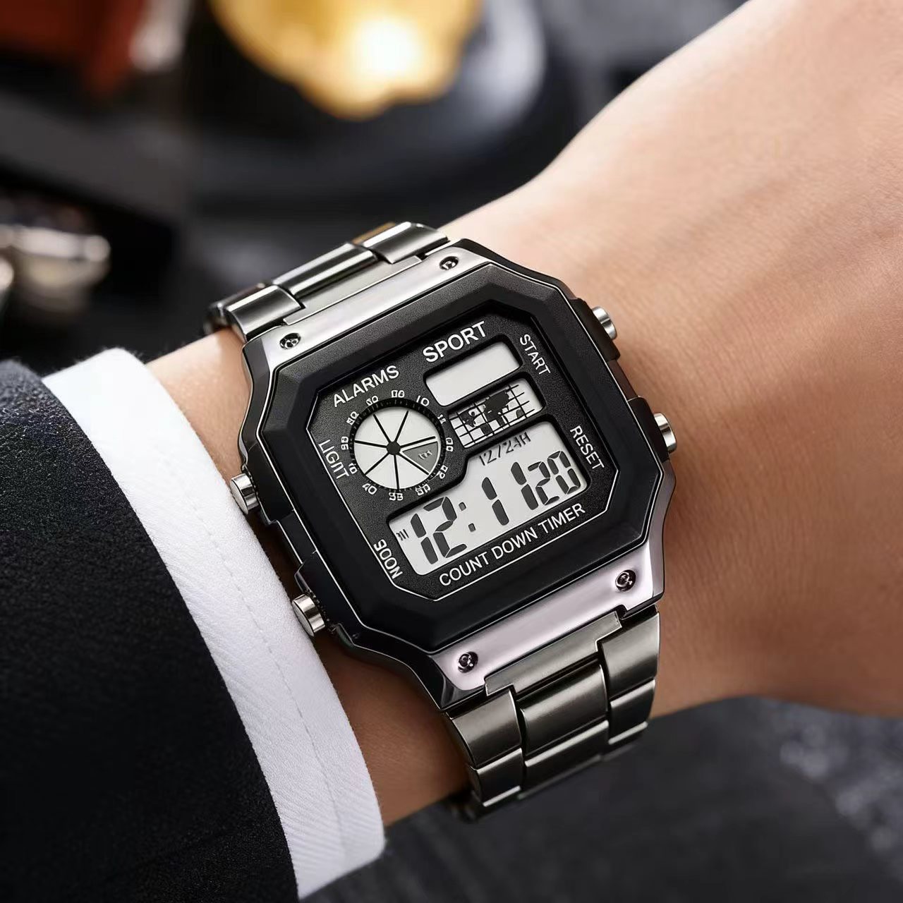ساعة عسكرية للرجال ساعة رقمية  - مراجعة Electronics Gadgets For Men وسعره