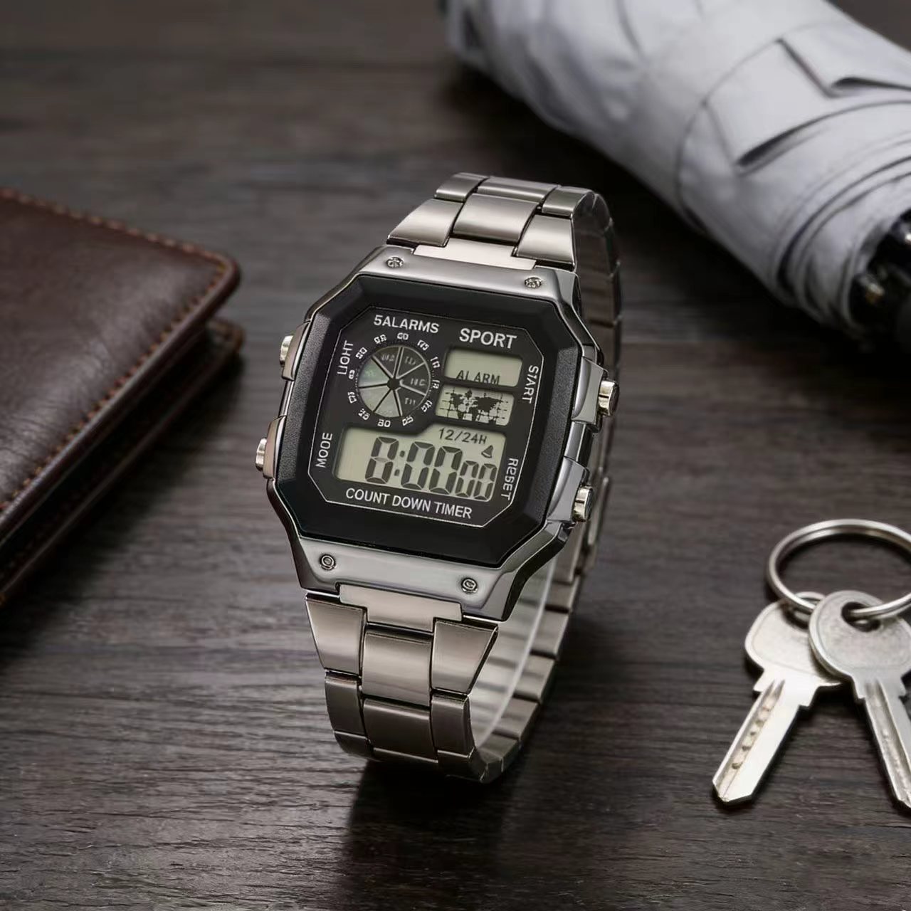 ساعة عسكرية للرجال ساعة رقمية  - مراجعة Electronics Gadgets For Men وسعره