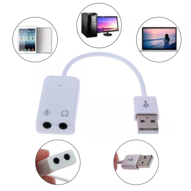 محول صوت خارجي USB 2.0 3D 7.1  - مراجعة Usb Sound Card External وسعره