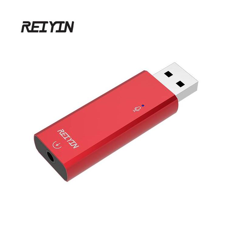 Reiyin-USB الصوت المحمولة DAC  - مراجعة Usb Sound Card External وسعره