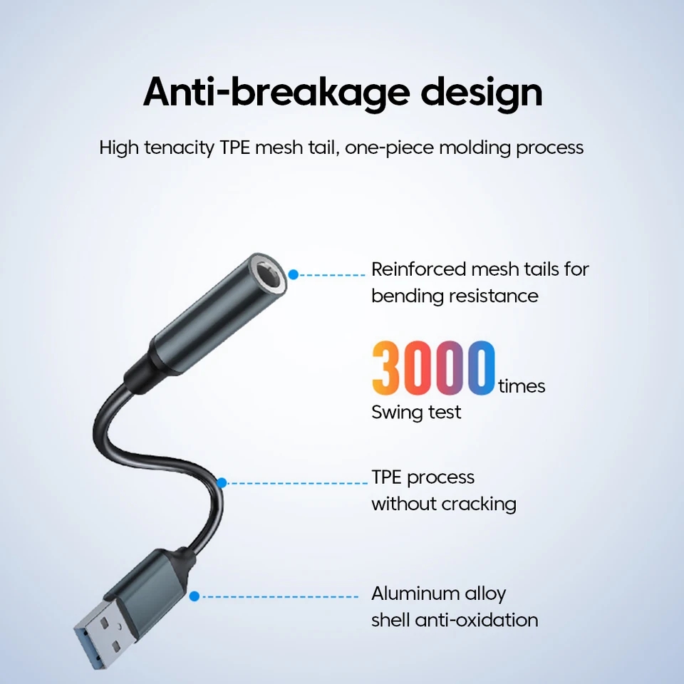 محول صوت USB إلى 3.5 مم عالي ا - مراجعة Usb Sound Card External وسعره