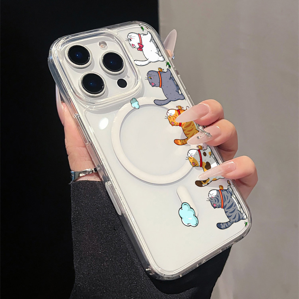 غطاء هاتف شفاف بتصميم قطة كرتو - مراجعة Apple Iphone 15 Pro Max وسعره