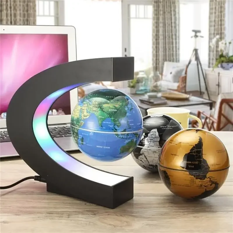 كرة أرضية مغناطيسية عائمة بإضا - مراجعة Modern Electronics Gadgets وسعره