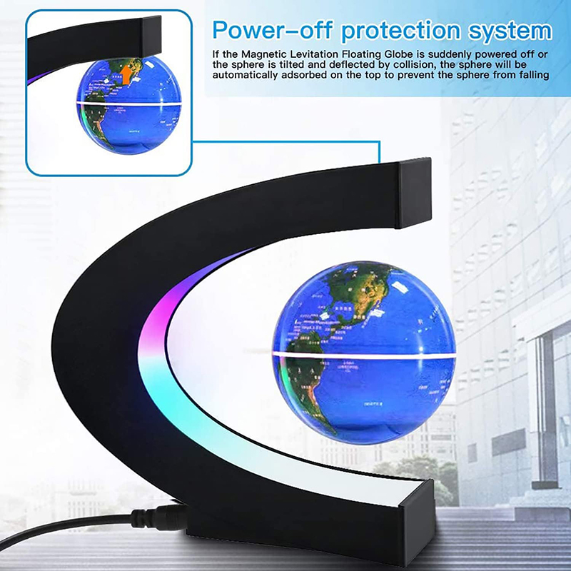كرة أرضية مغناطيسية عائمة بإضا - مراجعة Modern Electronics Gadgets وسعره