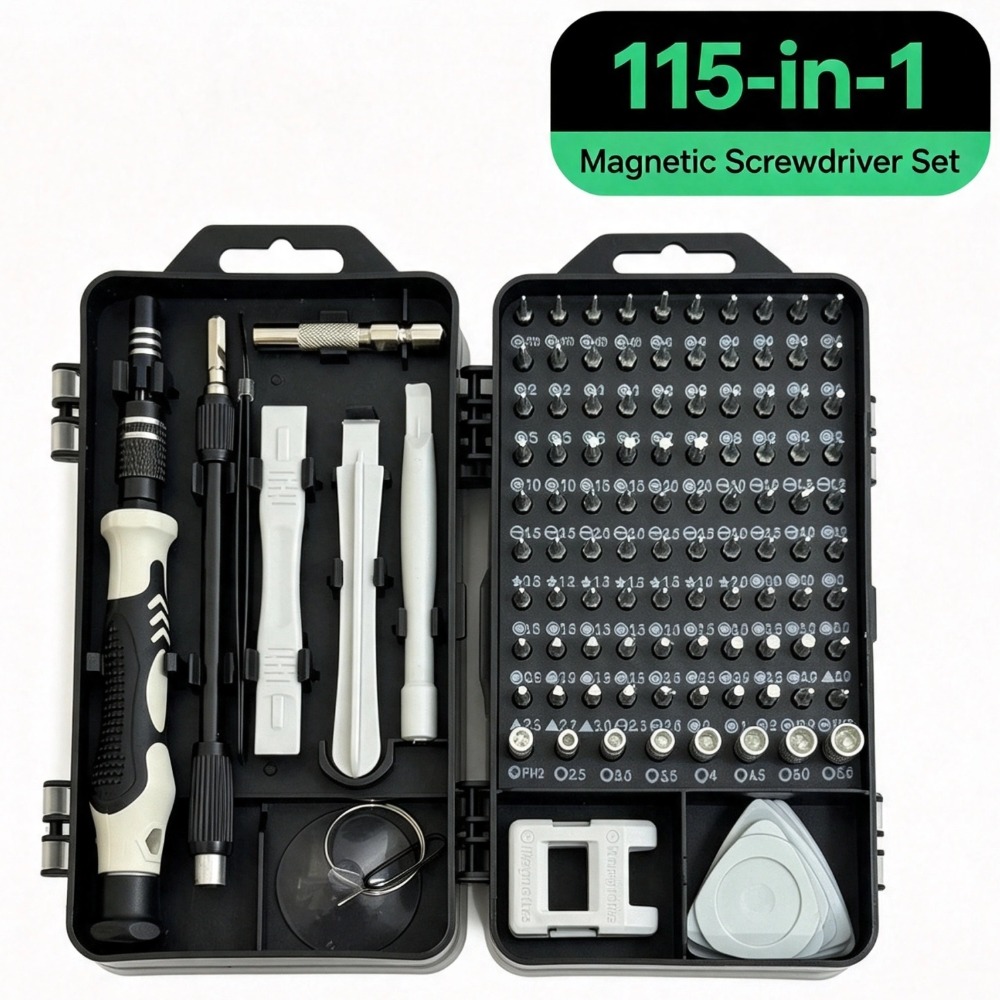مجموعة مفكات دقيقة 115 في 1، أ - مراجعة Electronics Repair Gadgets وسعره